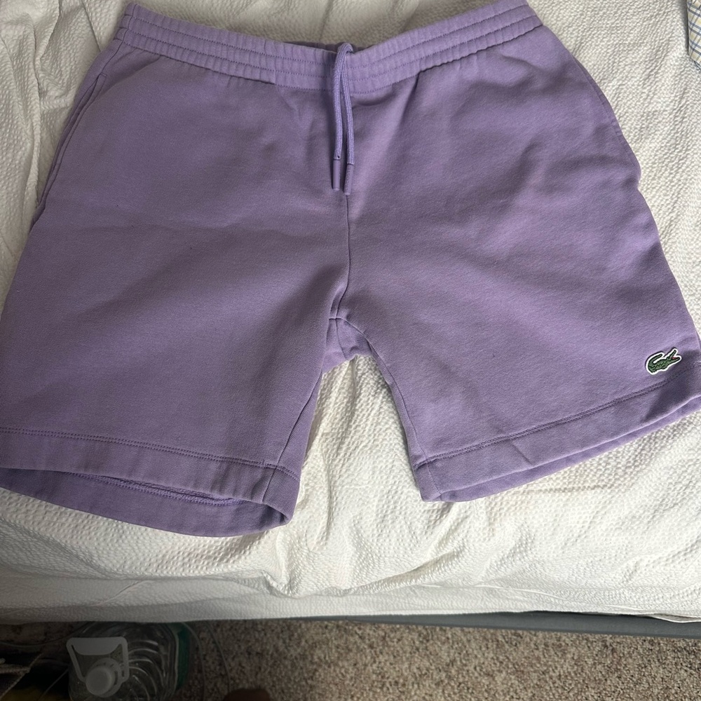 Lacoste Men's Athletic Shorts in Lavender
